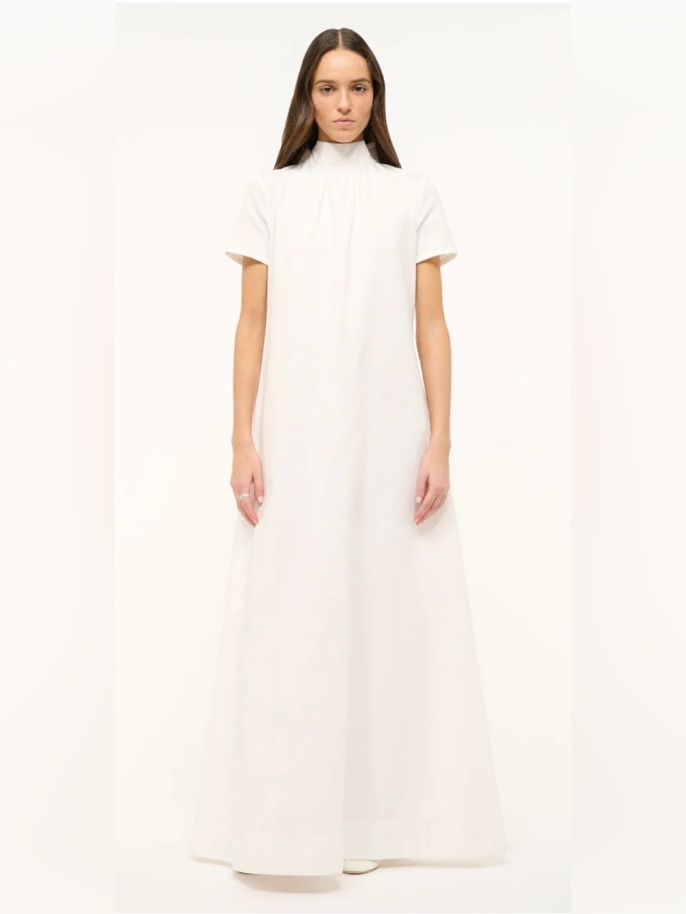 STAUD Ilana white dress, size M